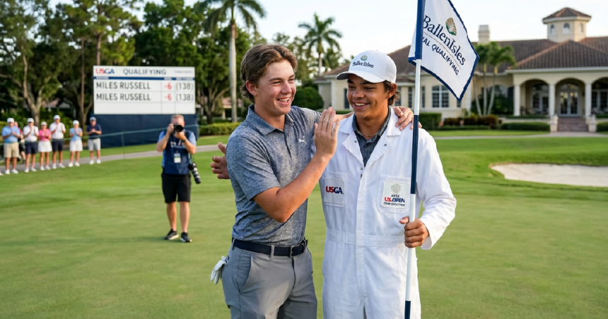 Miles Russell secures 2026 U.S. Open berth with 6-under-par 138