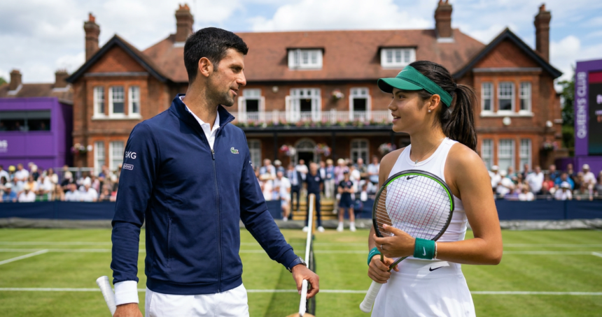 Novak Djokovic backs Emma Raducanu to stay healthy after London championship run