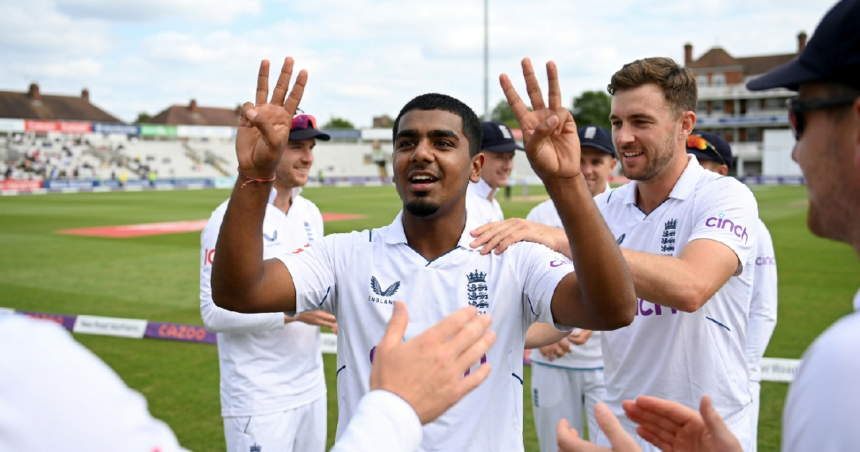 Rehan Ahmed claims 6-34 as England Lions defeat South Africa A
