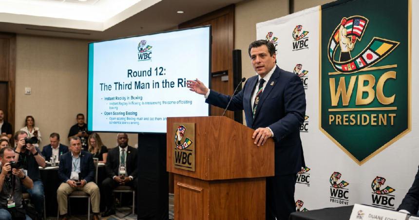 Mauricio Sulaimán defends referee autonomy, pushes instant replay and open scoring