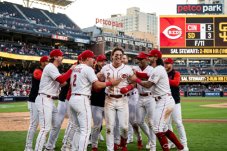 Sal Stewart hits two-run homer in 11th, lifts Cincinnati Reds over Padres 5-3