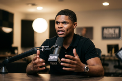Shakur Stevenson calls Floyd Mayweather Jr "50/50" match for Terence Crawford