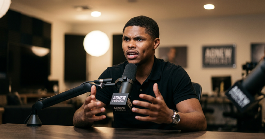 Shakur Stevenson calls Floyd Mayweather Jr "50/50" match for Terence Crawford