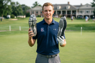 Jake Haley explains why 90% of PGA Tour players still use spiked shoes