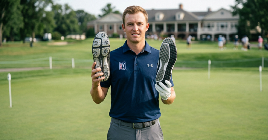 Jake Haley explains why 90% of PGA Tour players still use spiked shoes