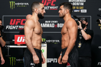Belal Muhammad and Gabriel Bonfim clear 170.5 pounds for main event