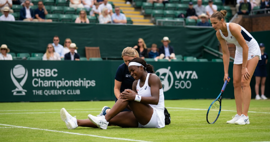Victoria Mboko retires from singles match after leg ailment