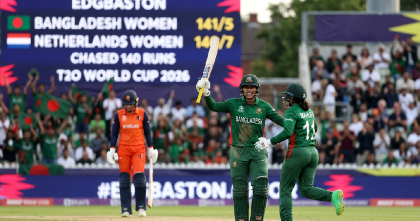 Bangladesh Women chase record 140 against Netherlands in T20 World Cup opener